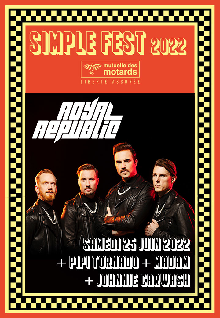 simple fest mutuelle des motards royal republic 25 juin 2022 moto motard festival motorcycle mutuelle concert montpellier pérols motolife